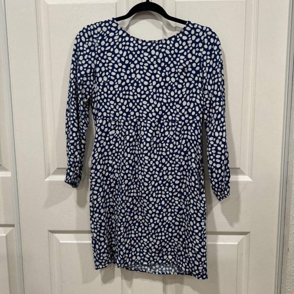 Women’s Boden Dress Polka Dot Blue Size 2P
